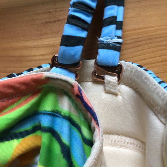 Dorothy Shain Anthropologie Bora Bora Bustier One-Piece Swimsuit NWOT XL - Picture 12 of 15